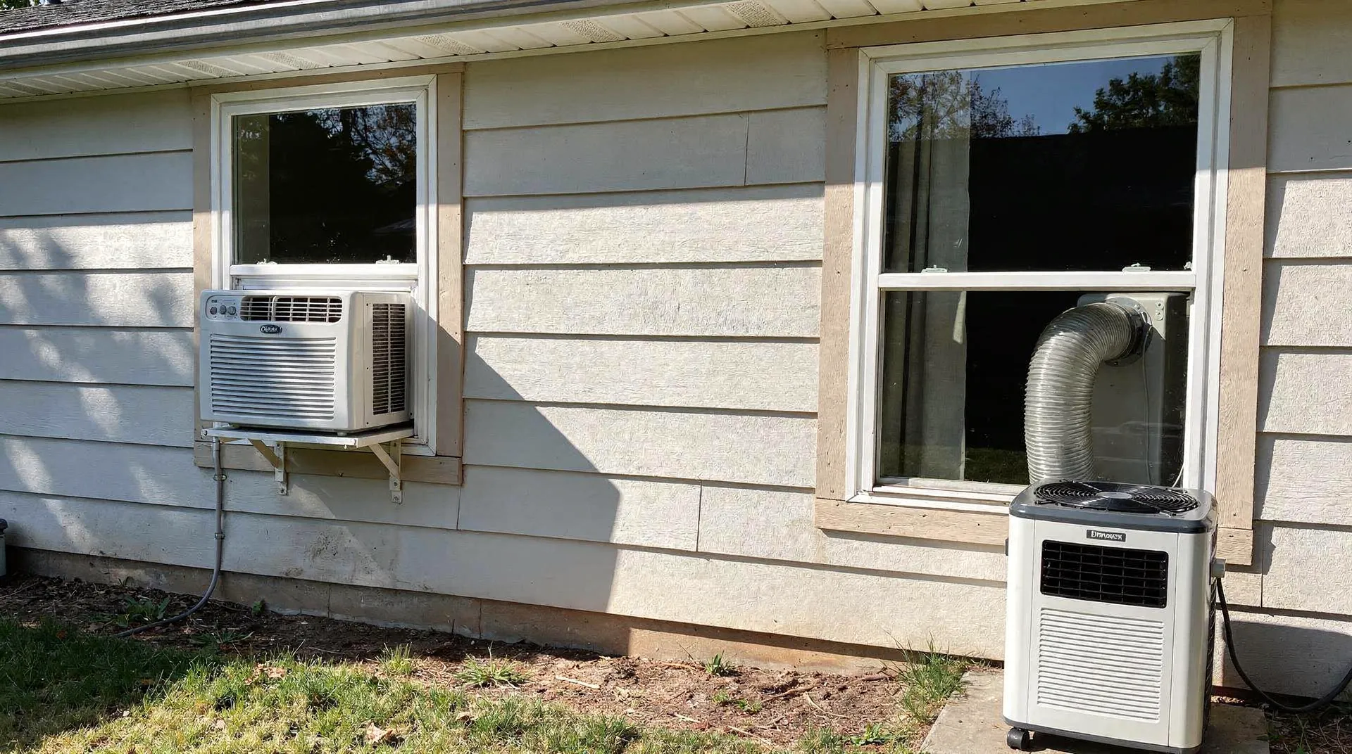 HVAC and Plumbing Services 2 Window air conditioners are a popular, lower-cost option designed to fit in double- and single-hung